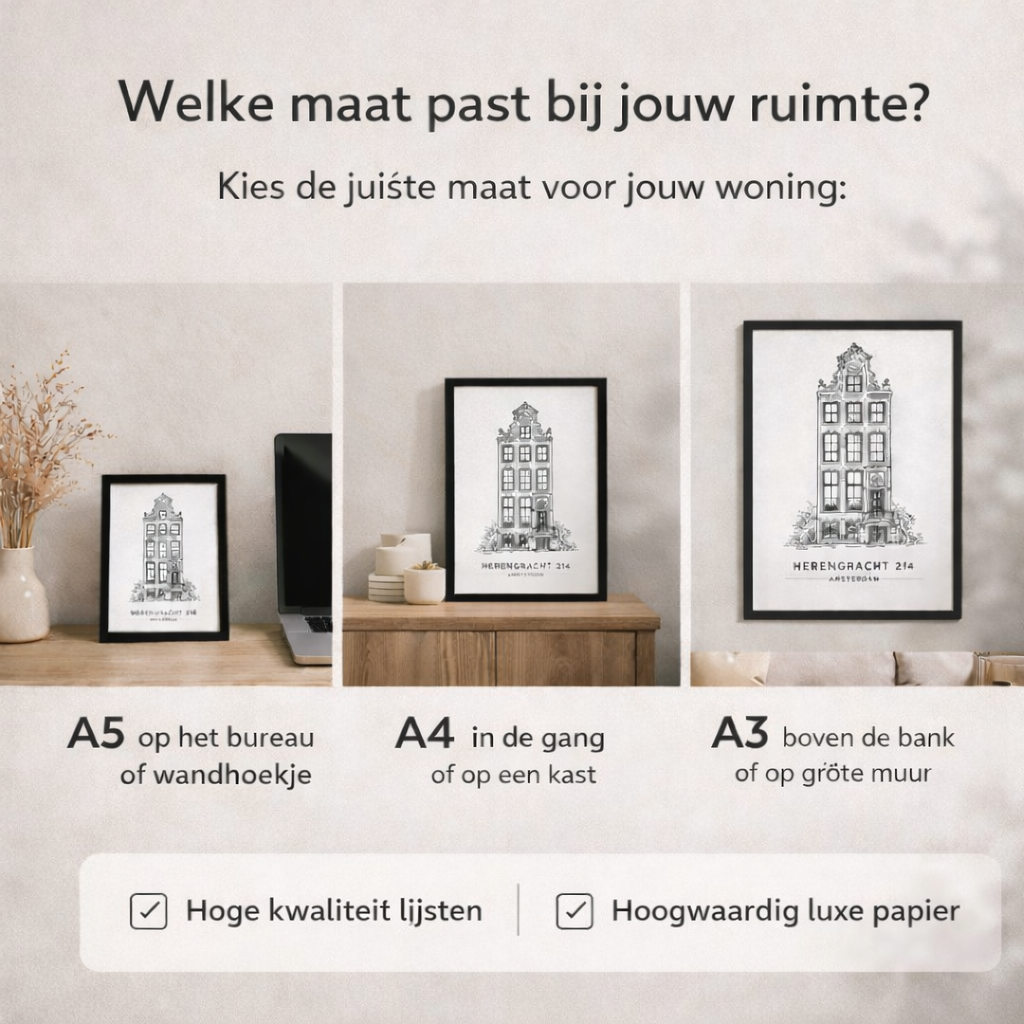 Housewarming cadeau van jou foto naar lijntekening
